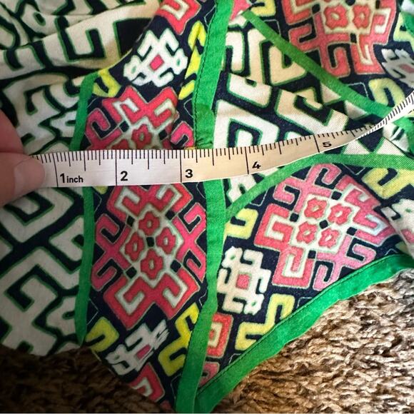 Crow & ivy women’s shorts‎ petite large green pink - Picture 4 of 8